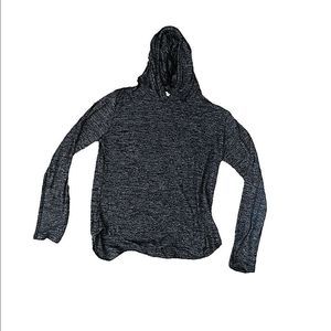 GE Shan Pin Yue Mens XL Lightweight Tapered Heathered Charcoal Grey Hoodie